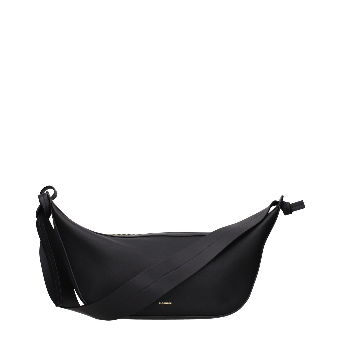 Jil Sander Black Leather Shoulder Bag