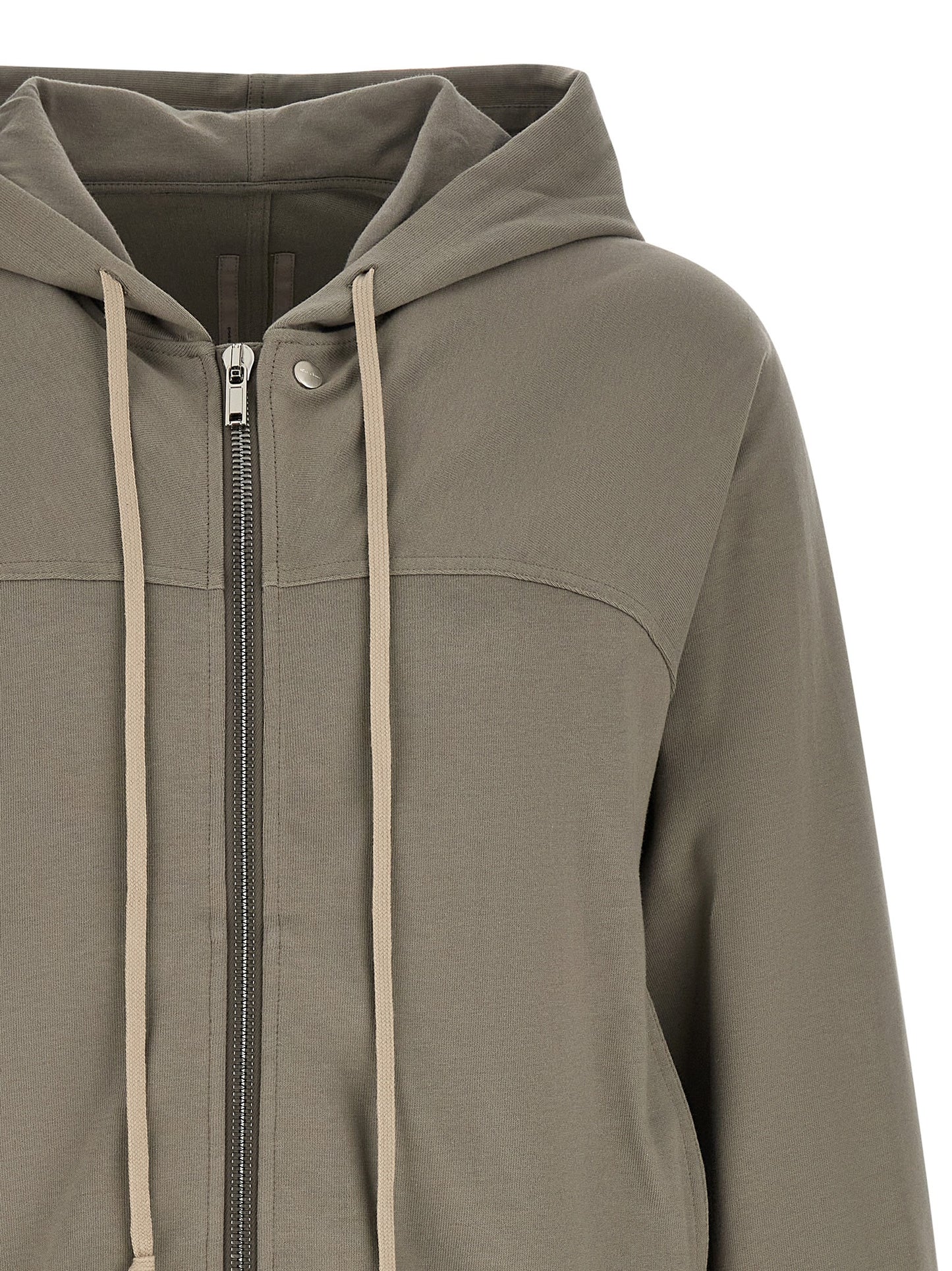 Rick Owens Gray Cotton Sweatshirt