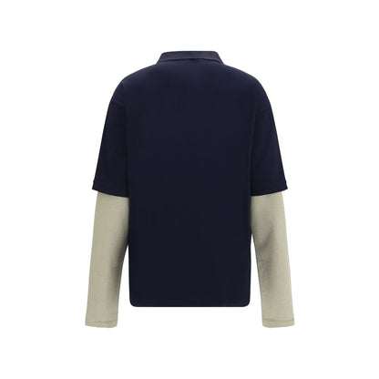 Miu Miu Blue Cotton Sweatshirt