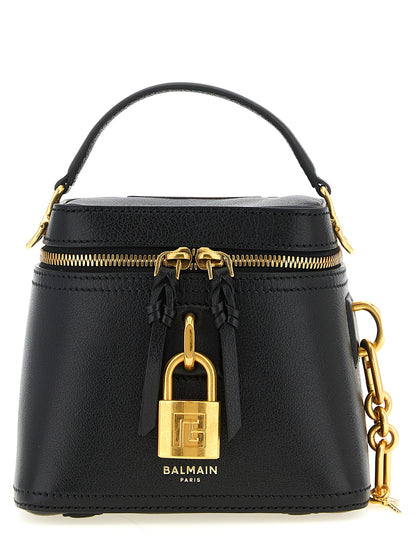 Balmain Black Calfskin Handbag