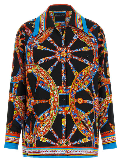 Dolce & Gabbana Multicolor Cotton Blouse