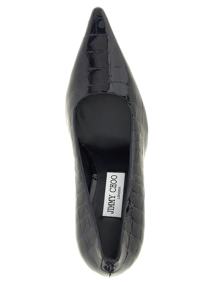 Jimmy Choo Blue Leather High Heel Pumps