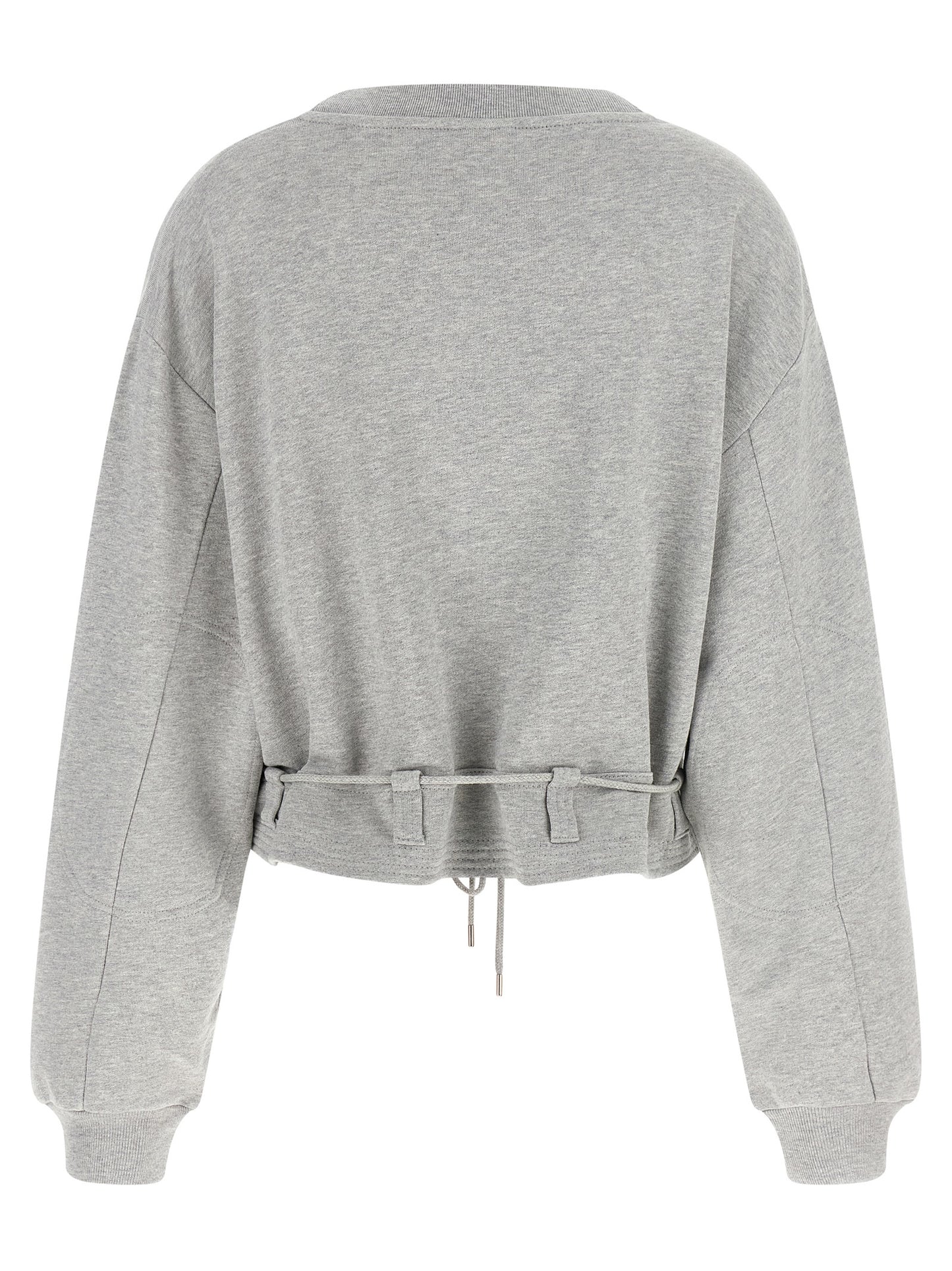 Dries Van Noten Gray Cotton Sweatshirt