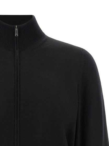 Hugo Boss Black Virgin Wool Cardigan