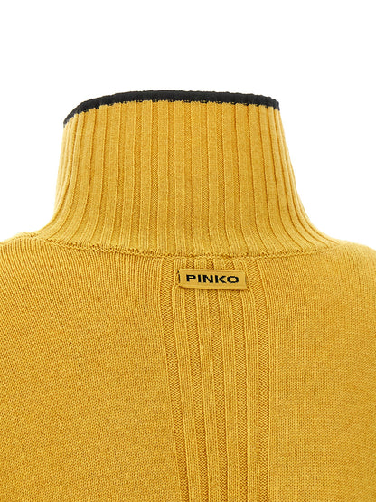 PINKO Bicolor Wool Cardigan