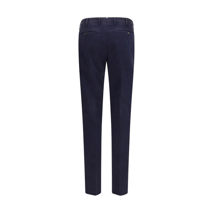 PT Torino Blue Elastane Casual Pants