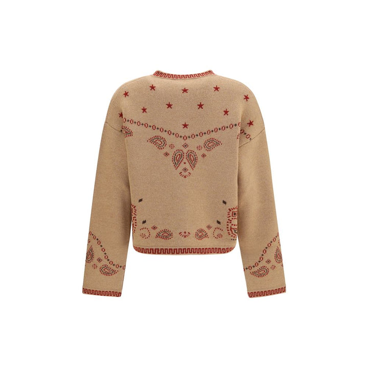 Alanui Brown Wool Oves Aries Full-Length Jacket