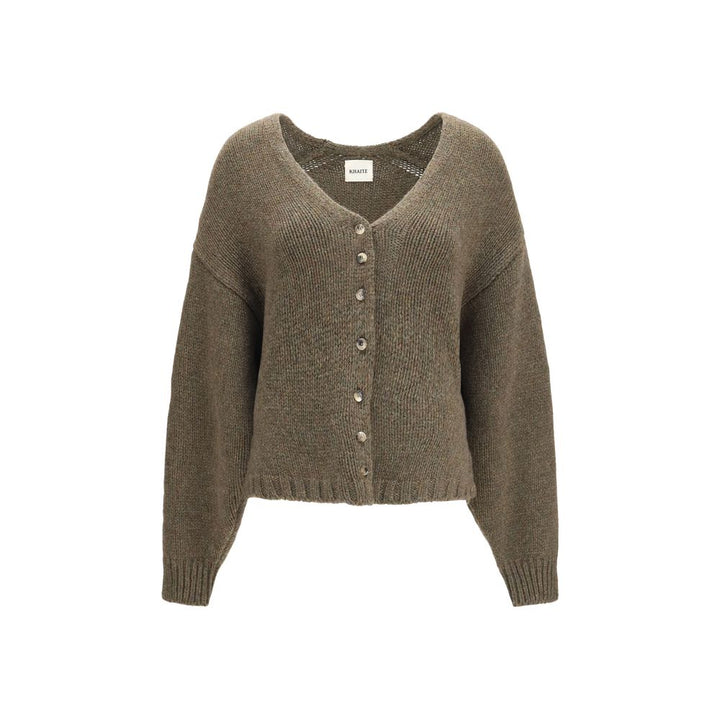 Khaite Bicolor Cashmere Cardigan
