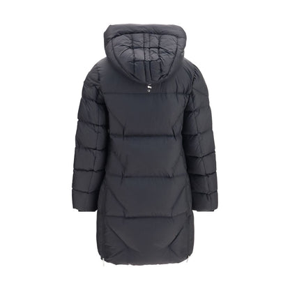 Parajumpers Black Goose Down Full-Length Jacket