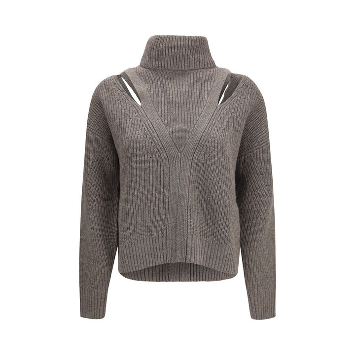 P.A.R.O.S.H. Beige Wool Oves Aries Sweatshirt
