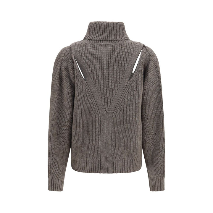P.A.R.O.S.H. Beige Wool Oves Aries Sweatshirt