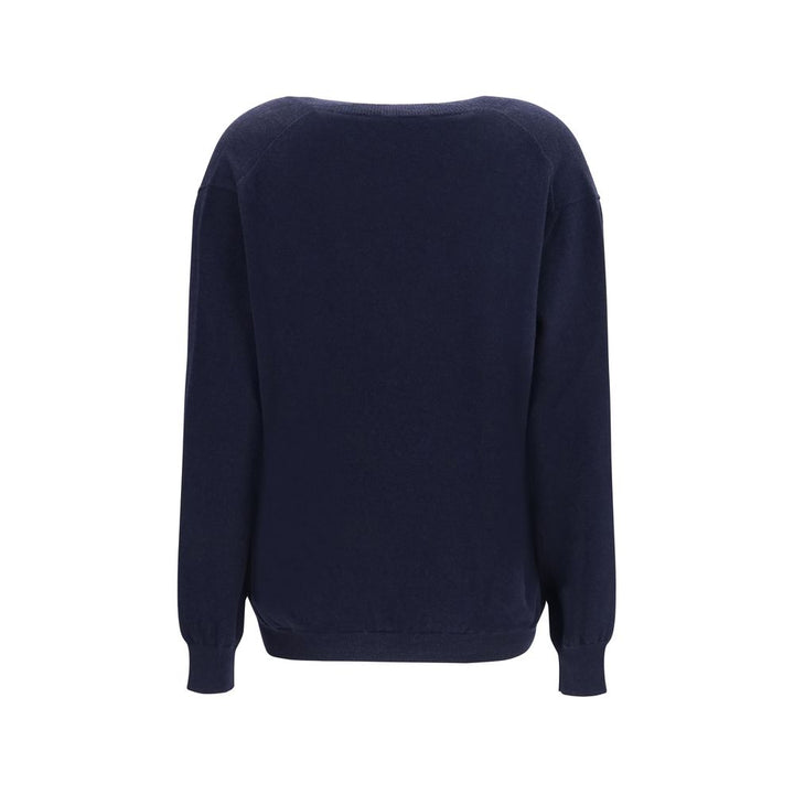 Malo Blue Cashmere Sweater