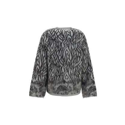 Forte_Forte Gray Alpaca Vicugna Pacos Cardigan