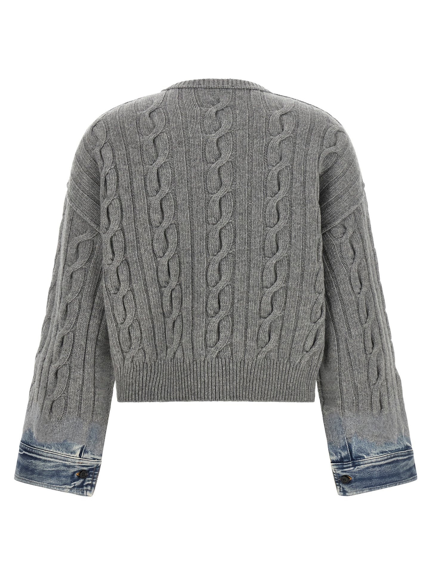 Haikure Gray Cotton Cardigan