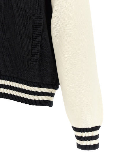 Kenzo Bicolor Cotton Cardigan