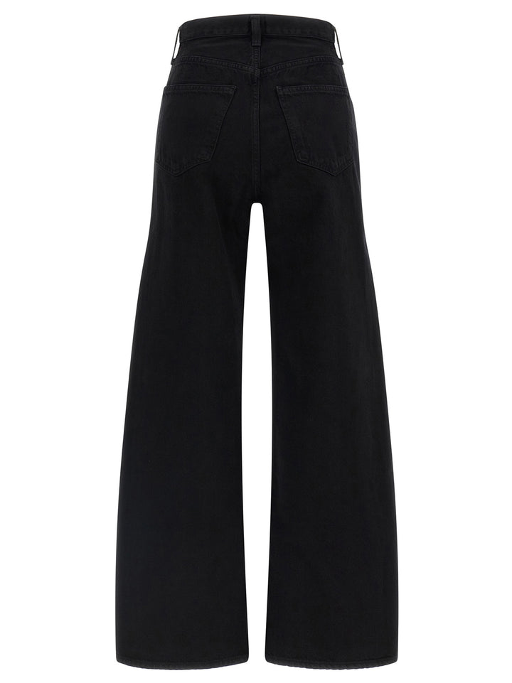 Agolde Black Cotton Jeans Denim