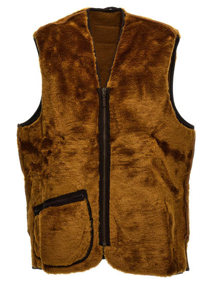 Barbour Brown Polyester Sleeveless Jacket