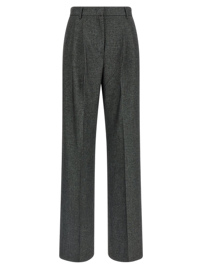 The Andamane Gray Polyester Dress Pants