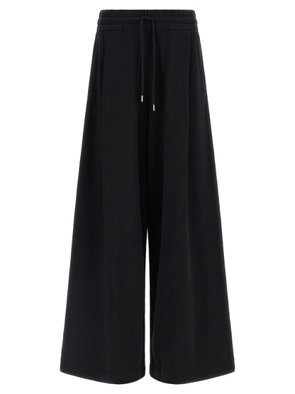 Dries Van Noten Black Cotton Athletic Pants