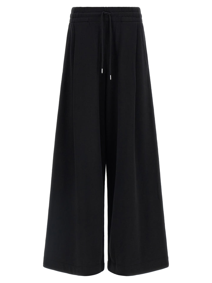 Dries Van Noten Black Cotton Athletic Pants