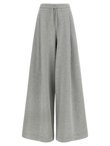 Dries Van Noten Gray Cotton Casual Pants