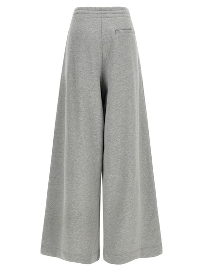 Dries Van Noten Gray Cotton Casual Pants