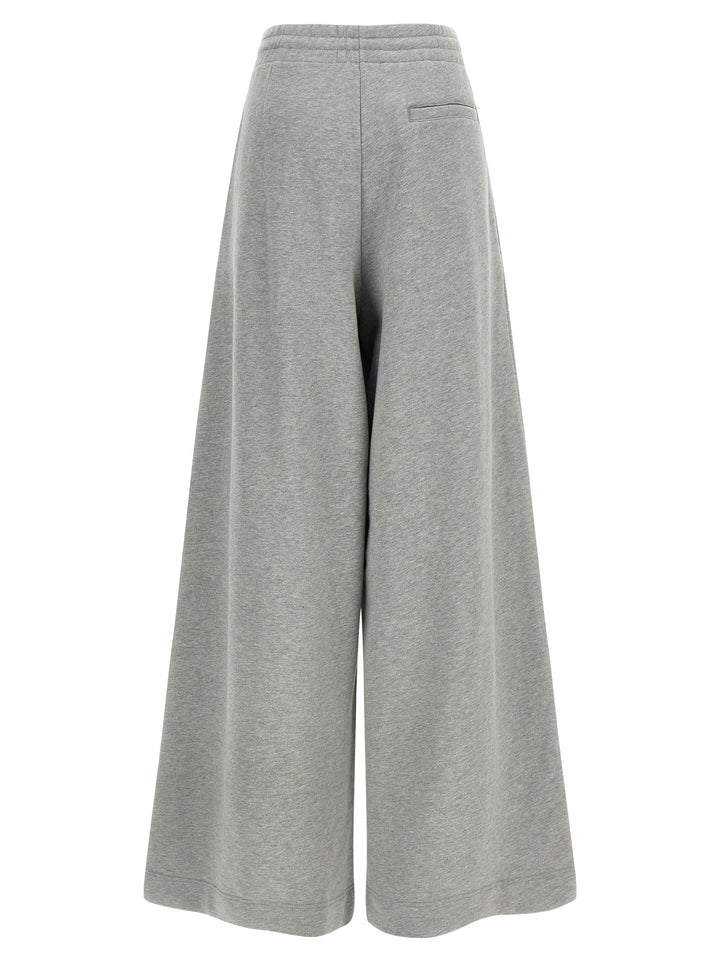 Dries Van Noten Gray Cotton Casual Pants