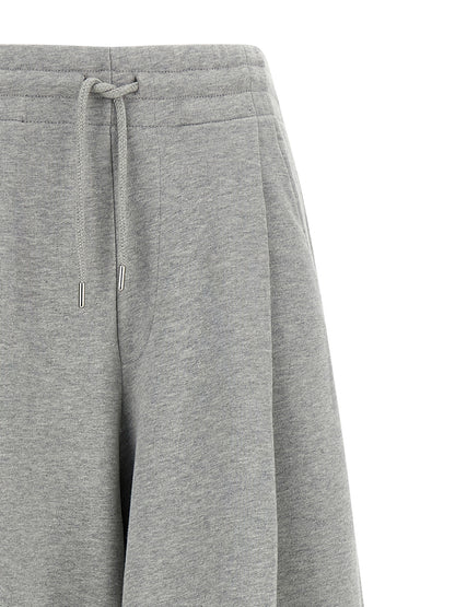 Dries Van Noten Gray Cotton Casual Pants
