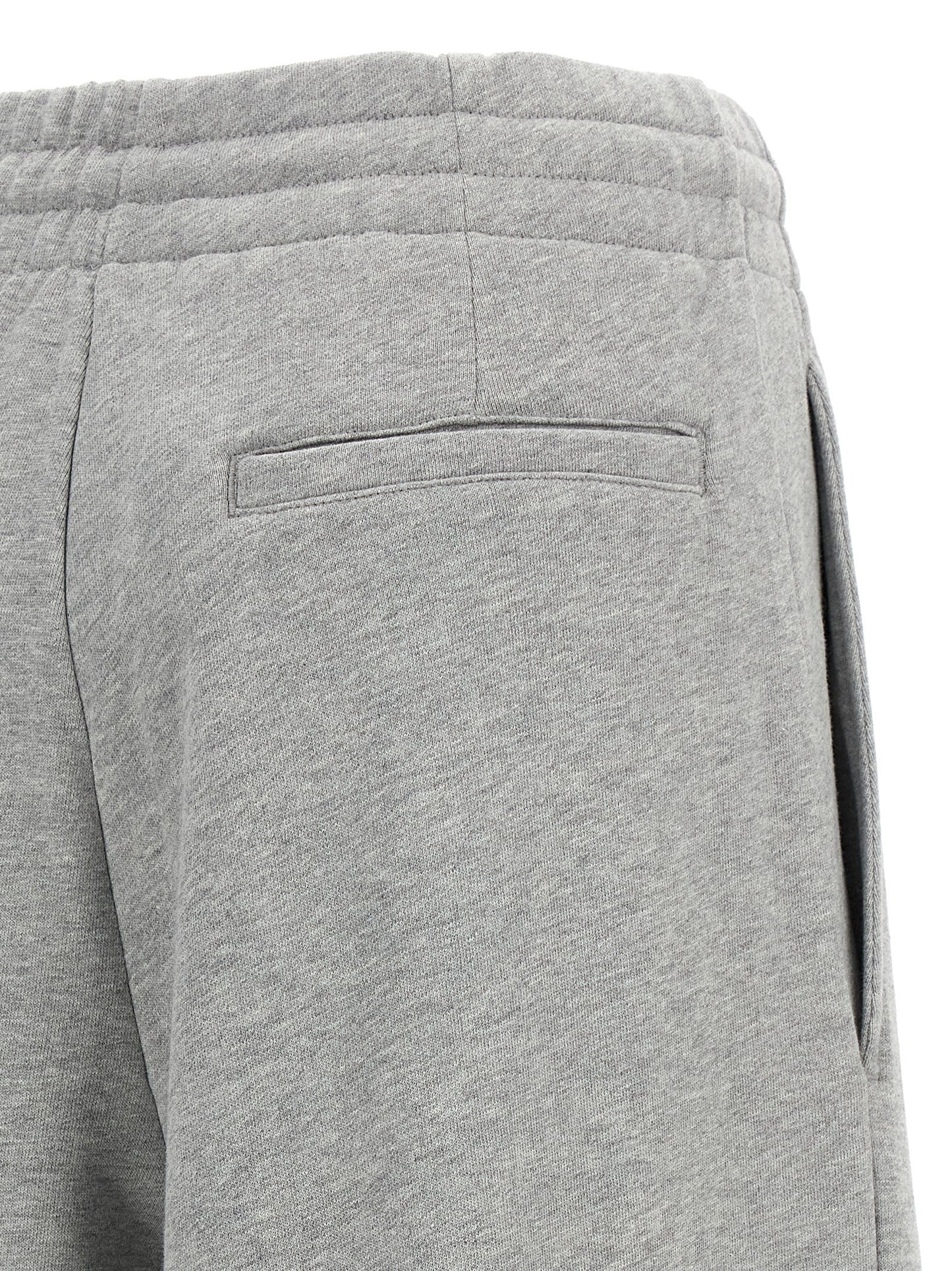 Dries Van Noten Gray Cotton Casual Pants