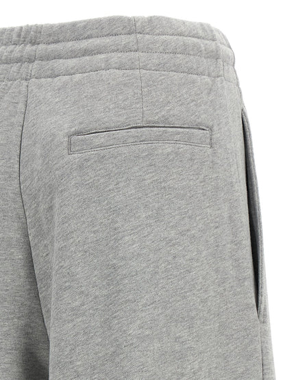 Dries Van Noten Gray Cotton Casual Pants