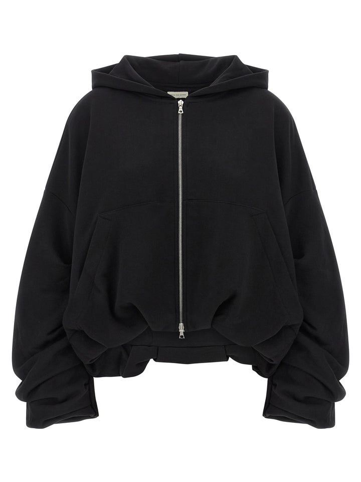 Dries Van Noten Black Cotton Hoodie