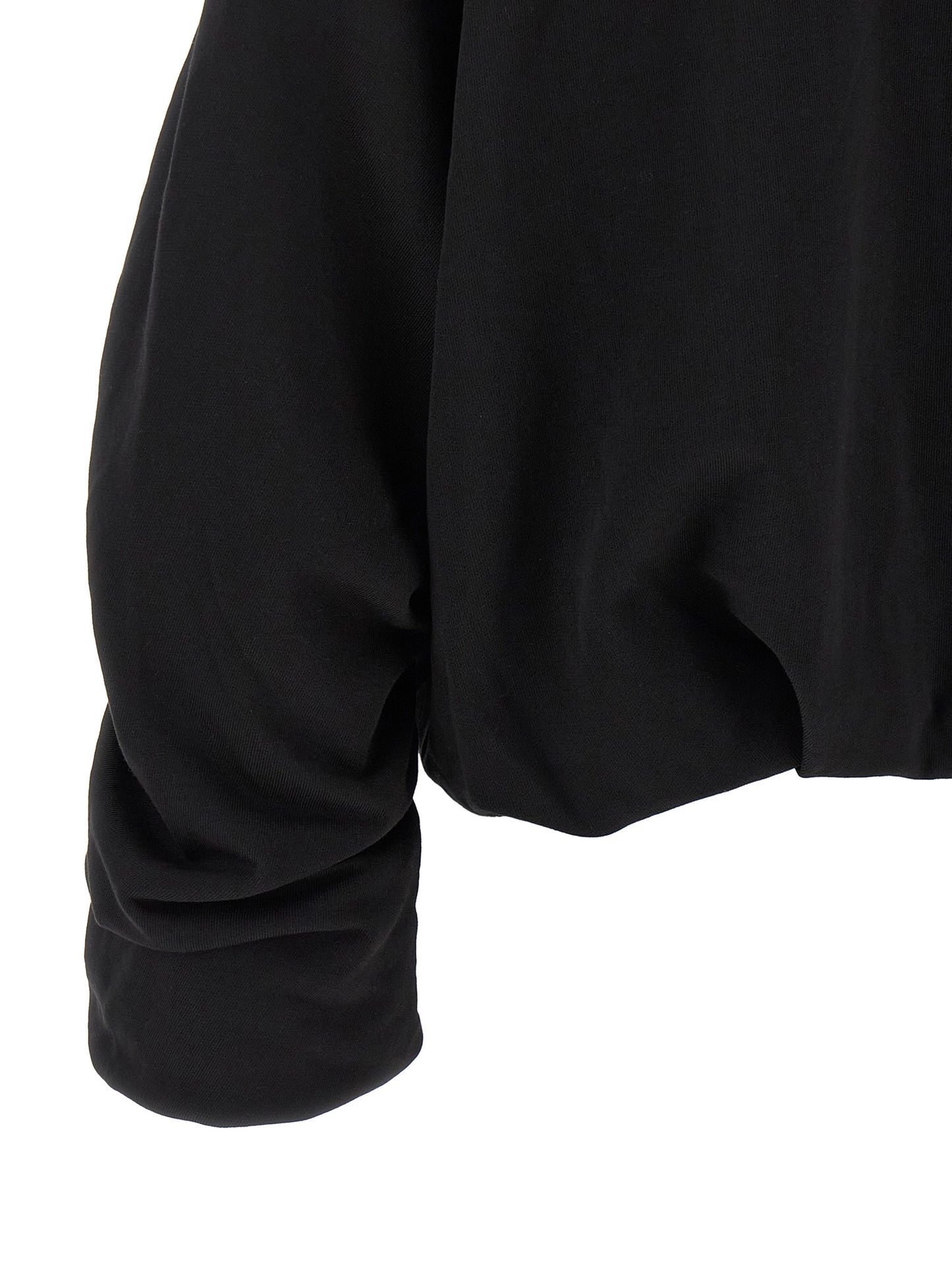 Dries Van Noten Black Cotton Hoodie