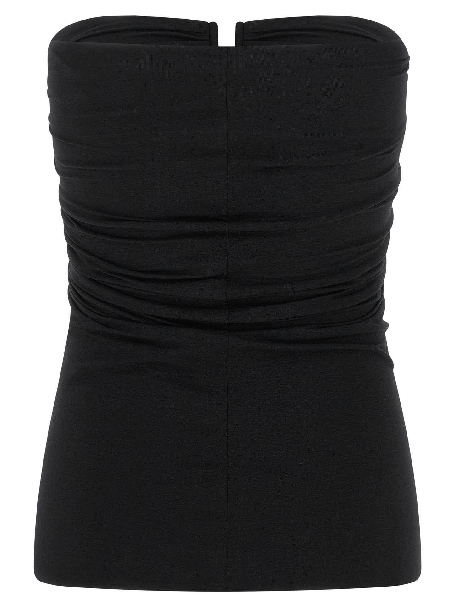 Rick Owens Black Nylon Tank Tops
