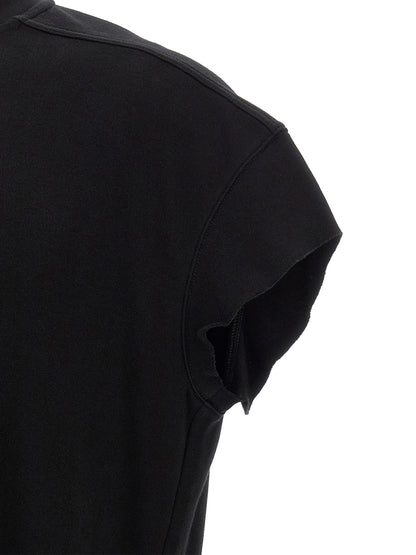 Rick Owens Black Cotton T-Shirt