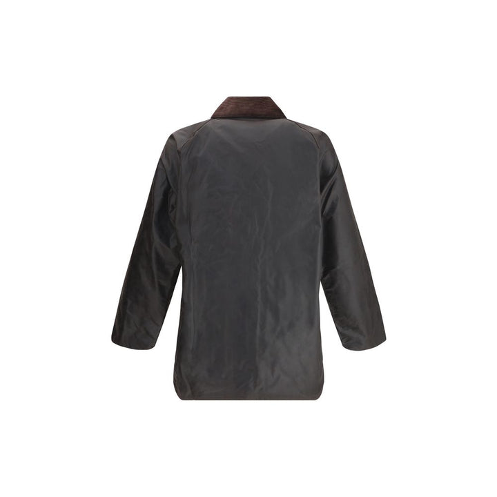 Barbour Black Cotton Full-Length Jacket