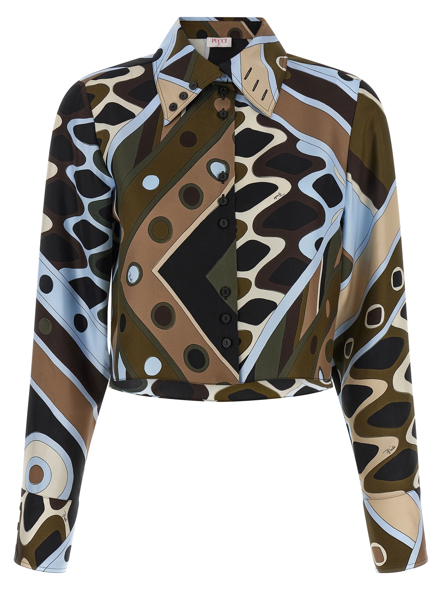 Emilio Pucci Multicolor Silk Blouse