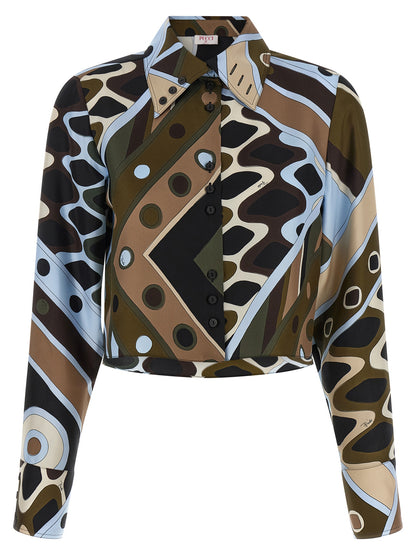 Emilio Pucci Multicolor Silk Blouse