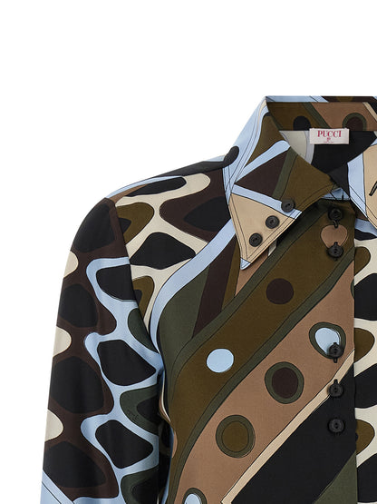 Emilio Pucci Multicolor Silk Blouse