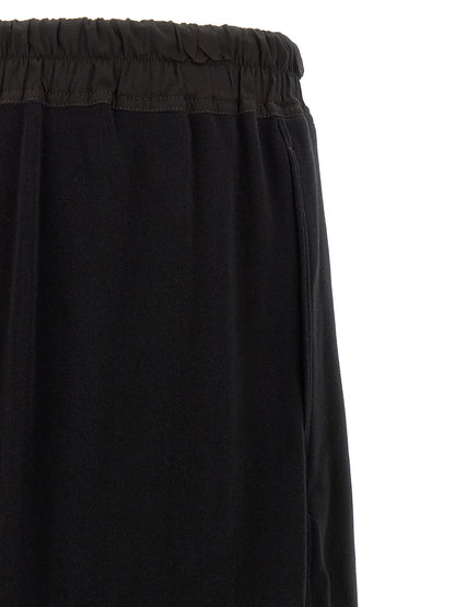Rick Owens Black Cotton Bermuda Shorts