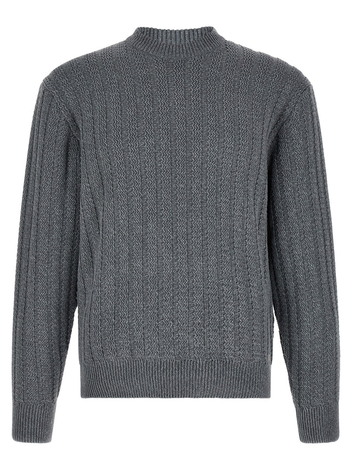 Hugo Boss Gray Cotton Cardigan