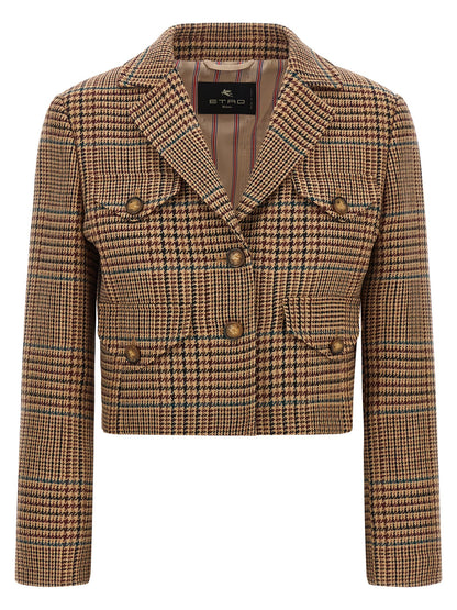 Etro Brown Wool Blazer