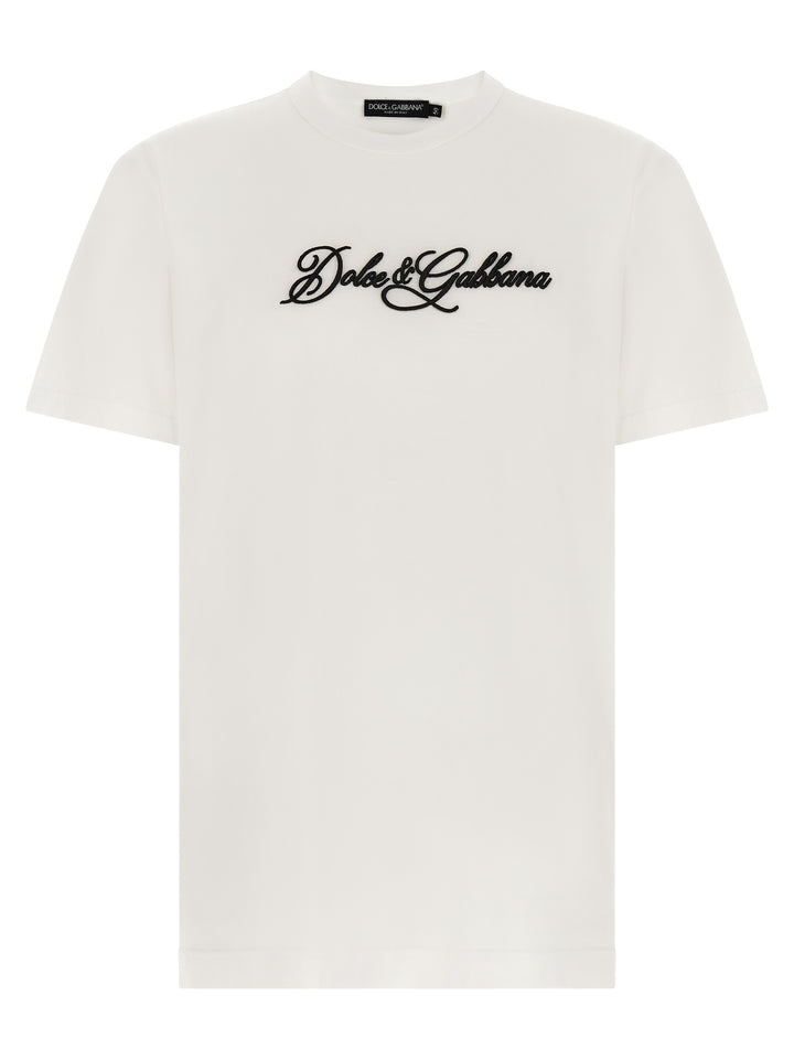 Dolce & Gabbana White Cotton T-Shirt