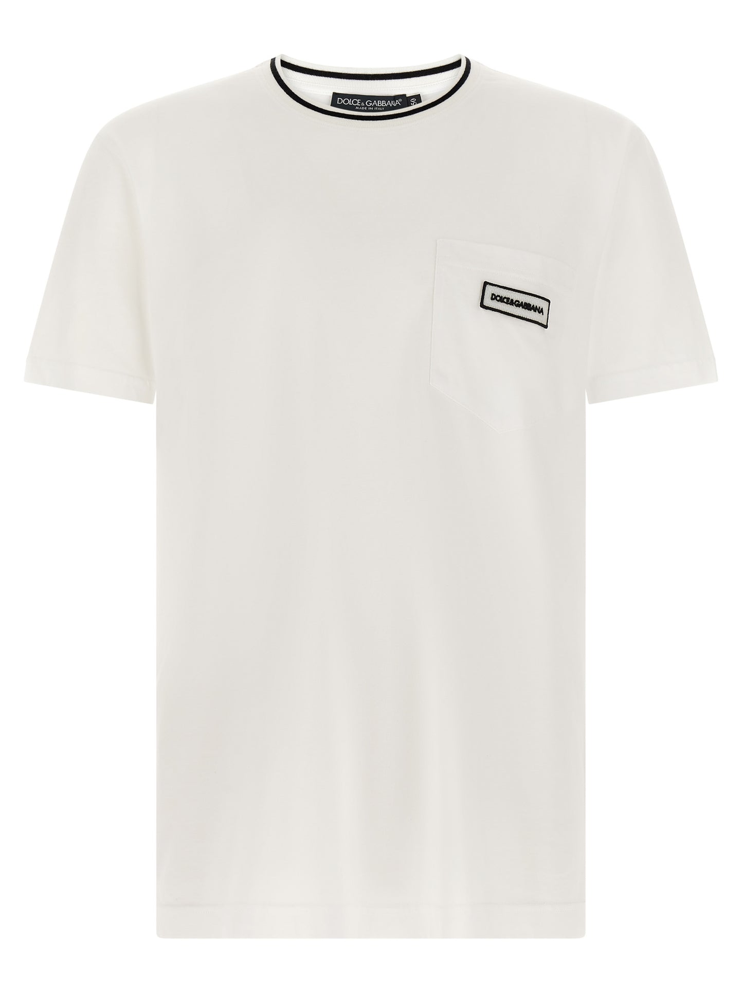 Dolce & Gabbana White Cotton T-Shirt