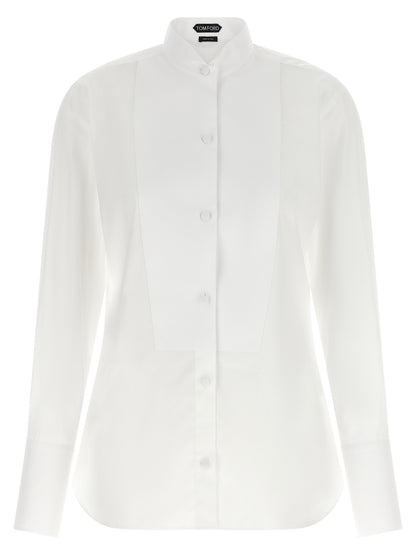 Tom Ford White Cotton Blouse