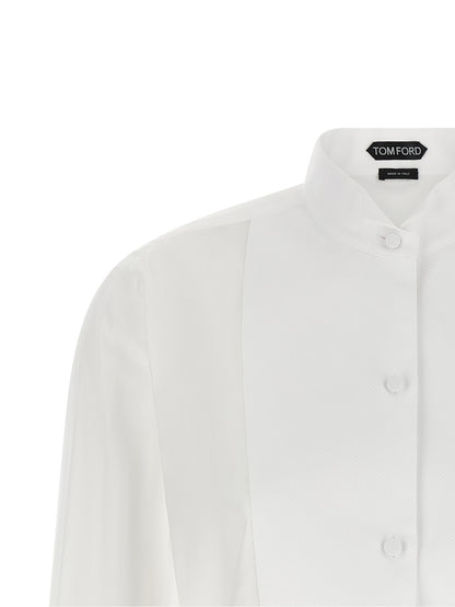Tom Ford White Cotton Blouse