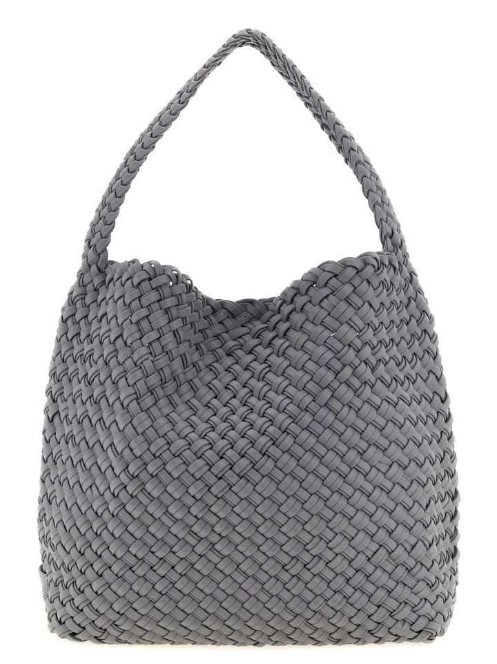 NAGHEDI Gray Nylon Shoulder Bag