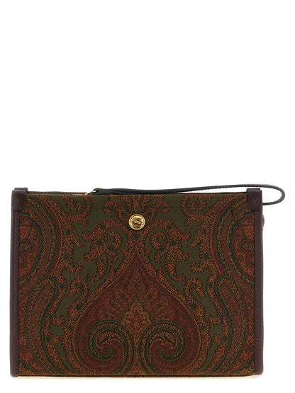 Etro Multicolor Polyester Clutch Bag