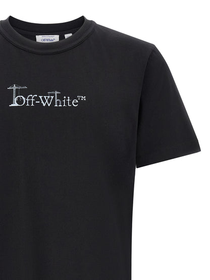 Off-White Black Cotton T-Shirt