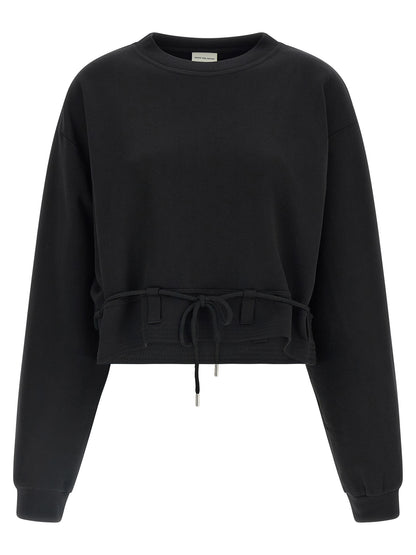 Dries Van Noten Black Cotton Sweatshirt