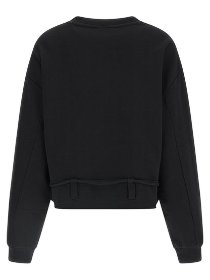 Dries Van Noten Black Cotton Sweatshirt